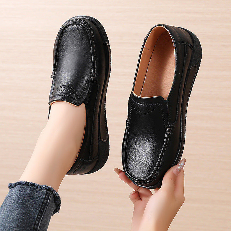Thick-soled Mom Shoes Soft-soled Casual Pumps Four Seasons