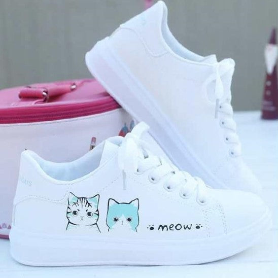 "Young girl wearing lightweight sneakers outdoors"
