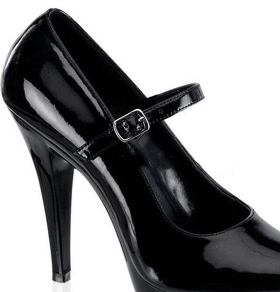 Pair of stage performance shoes on white background
