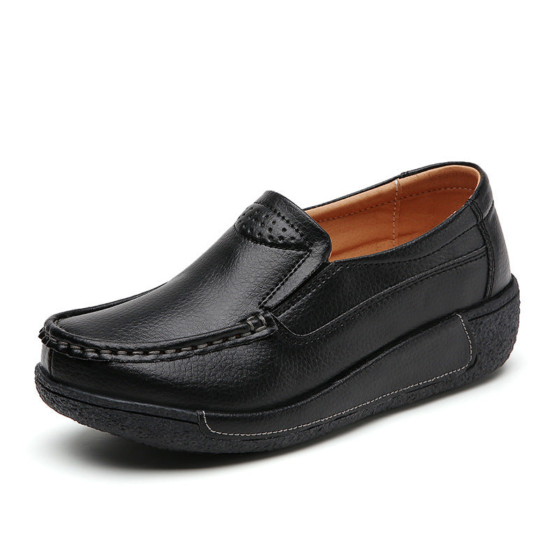 Thick-soled Mom Shoes Soft-soled Casual Pumps Four Seasons