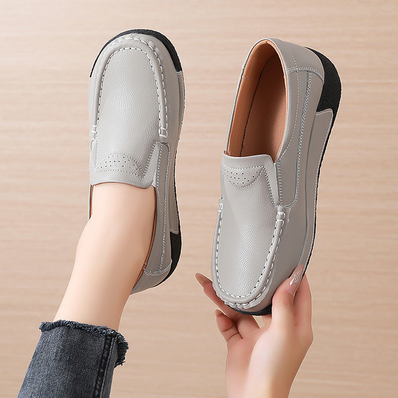 Thick-soled Mom Shoes Soft-soled Casual Pumps Four Seasons