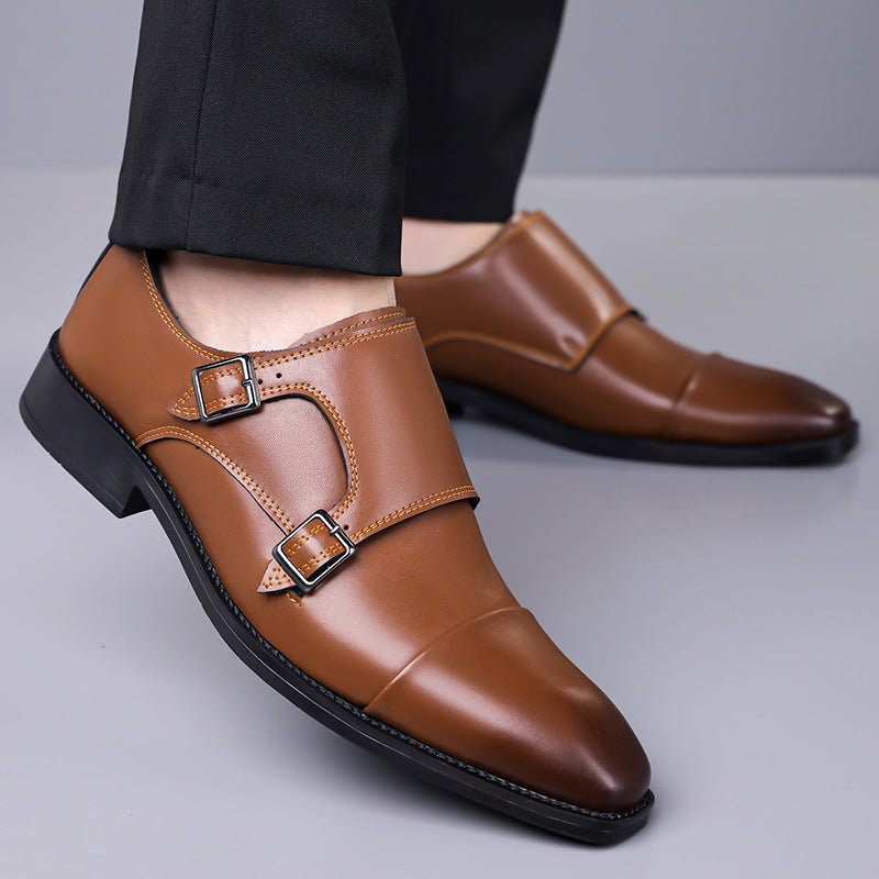 Leather Shoes Men&