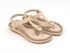 Comfortable travel sandals on trail

