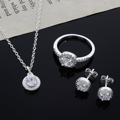 Elegant zircon earrings with teardrop stones

