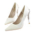 Shoes placed on wooden floor background

