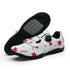 Top-down view of breathable unisex bike lock shoes

