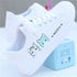 "Close-up of non-slip sole on kids’ running shoes"

